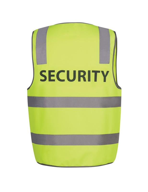 6DNS JB's Hi Vis (D+N) Safety Vest Print (Security/ Staff/ Visitor)
