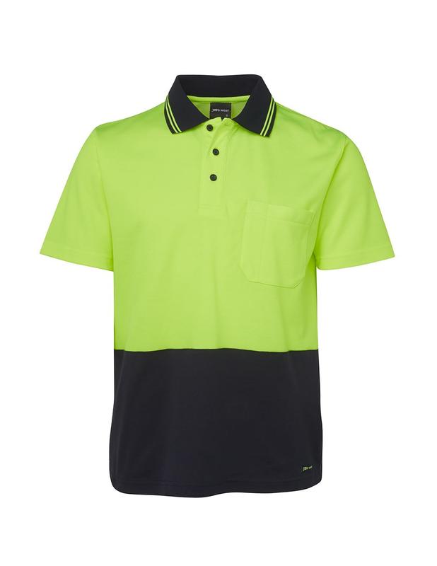 6NCCS JB's Hi Vis Non Cuff S/S Cotton Back