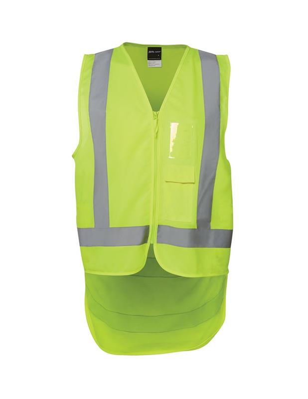 6DNDV JB's Hi Vis Zip Drop Tail H Pattern (D+N) Vest