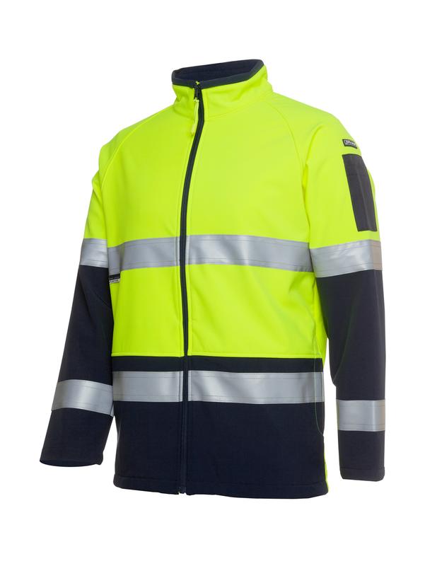 6D4LJ JB's Hi Vis 4602.1 (D+N) Softshell Jacket