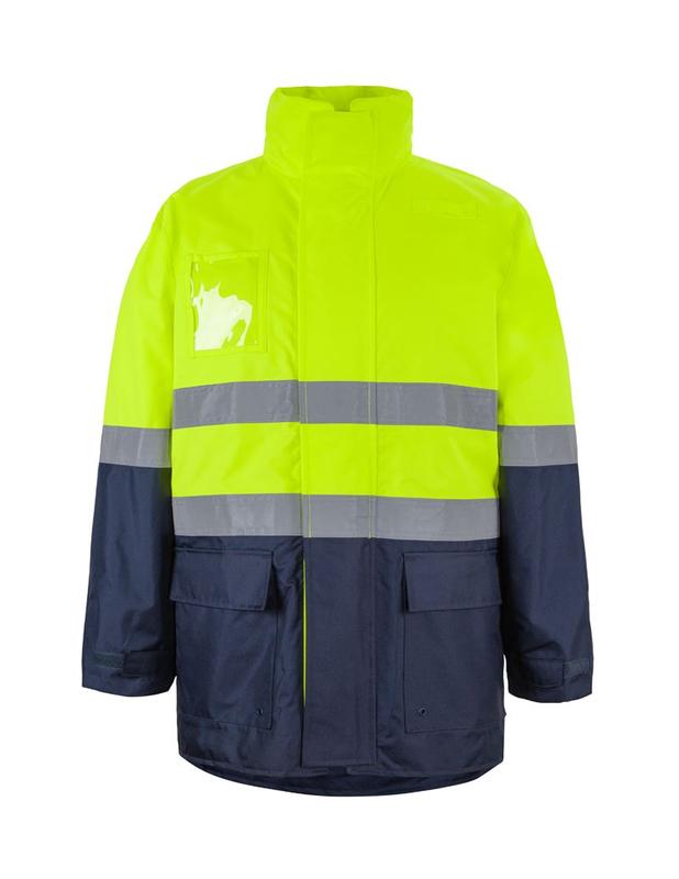6DNLL JB's Hi Vis (D+N) Long Line Jacket