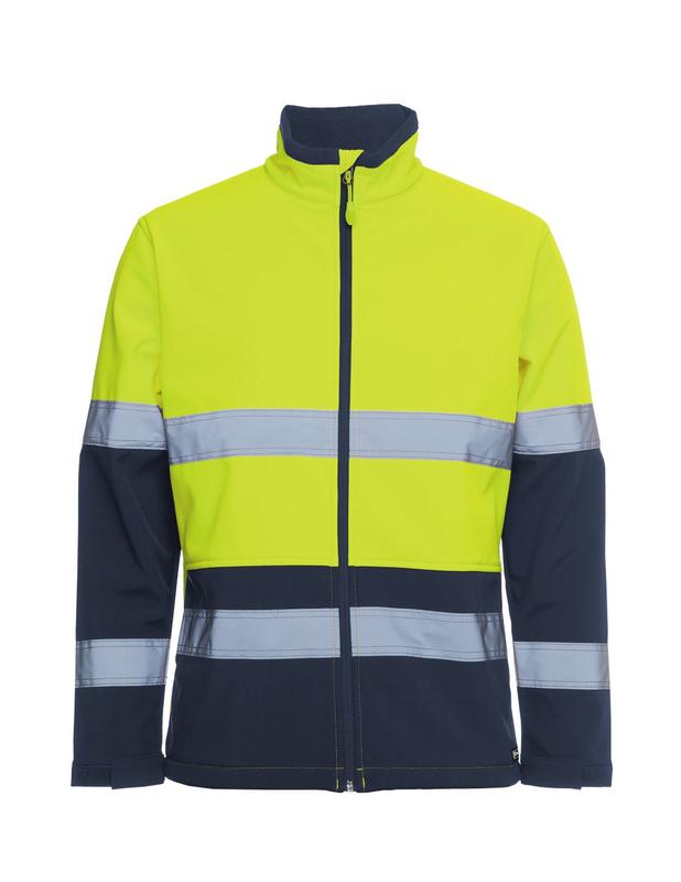 6DWJ JB's Hi Vis (D+N) Three Layer Softshell Jacket