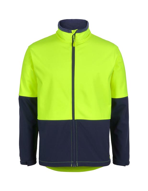 6HRJ JB's Hi Vis Three Layer Softshell Jacket