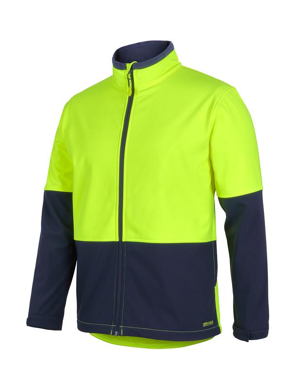 6HRJ JB's Hi Vis Three Layer Softshell Jacket