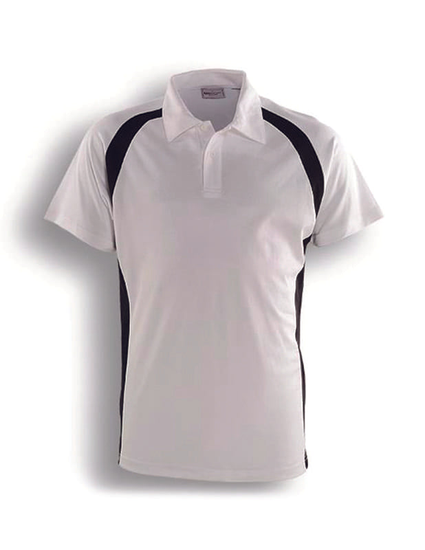 CP0929 Bocini Team Essential Short Sleeve Contrast Panel Polo - Ladies