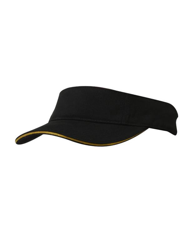 4230 Headwear Brushed Heavy Cotton Visor