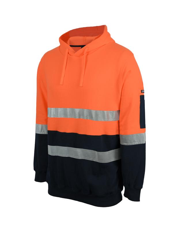 JB's Hi Vis (D+N) 310 Cotton Pull Over Hoodie